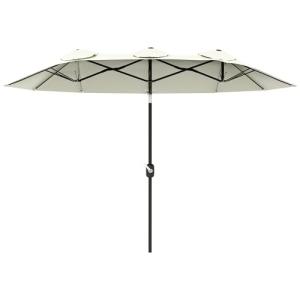 Outsunny Sombrilla Doble 2,95x1,52 m Sombrilla Terraza Exte…