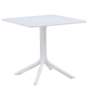 HABITMOBEL Mesa de Comedor o Cocina Polipropileno Blanco, 8…