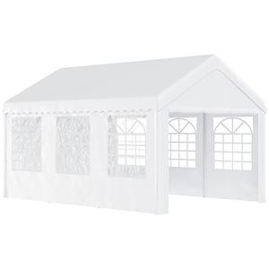 Carpa de Jardín Cochera Gazebo 6x4m Pergola Cenador Pabelló…