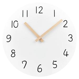 Plumeet Reloj de Pared de Madera de 30cm Reloj de Pared sin…