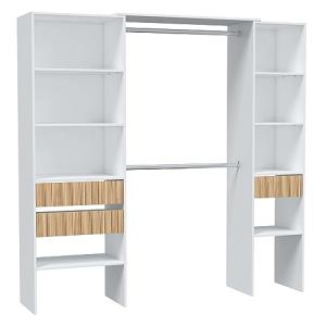 Habitdesign Mueble Vestidor Ethna De Dormitorio En Blanco A…