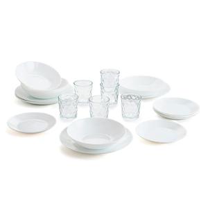Arcopal Vajilla blanca completa para 6 personas 18 piezas  …