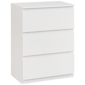 HOMCOM Cómoda con 3 Cajones Cómoda de Dormitorio Moderno co…