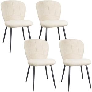 ANVOFONG Pack de 4 Sillas de Comedor, Sillas de Cocina, Sil…
