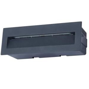 LED Lámpara de pared exterior 'Loya' (Moderno) en Negro hec…