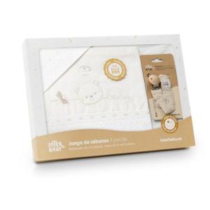 Interbaby Juego de Sabana para Cuna 60x120cm (3 Piezas: Baj…