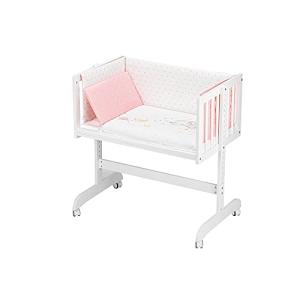 Minicuna Colecho Minana Elefante rosa, con textil