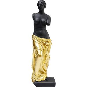 Kare Design Figura Decorativa Classic Beauty, Negro/Oro, Po…