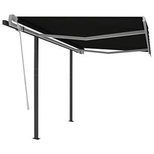 Toldo Manual retráctil con Postes, MOONAIRY Toldos Exterior…