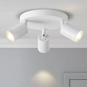 ANWIO Focos LED Interior Techo Ajustable con 3 Focos LED de…