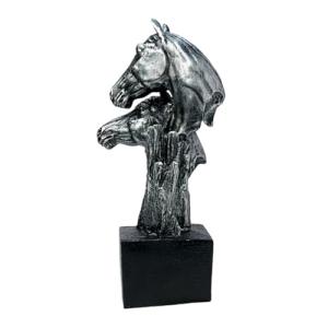 LOVIVER Estatua de Cabeza de Caballo, Figura Decorativa, co…
