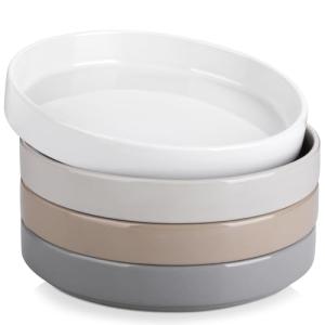 vancasso VENUS Cuencos de Pasta Set de 4-22,9 x 3,9 cm Plat…