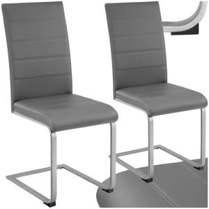 TecTake® Conjunto de Sillas de Comedor, Diseño Moderno, Asi…