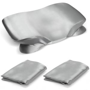 Paquete de 2 Fundas de Satén para Almohadas de Espuma Visco…