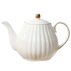 de porcelana con infusor Swansea blanca, Pottery Farmhouse,…