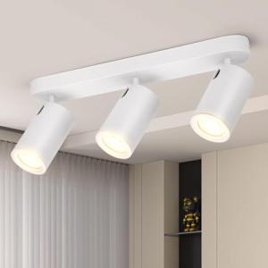 Aigostar Lampara Techo Focos Blanco Orientable, Moderno Pla…