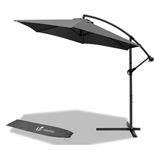 VOUNOT 300 cm Parasol Excentrico, Sombrilla de Jardín con M…