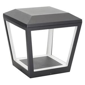 Dopo Lighting - Lámpara baliza sobremuro BLED antracita led…