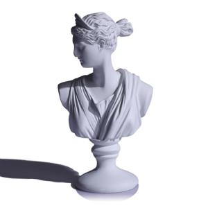 Estatua de busto de afrodita blanca de 6 pulgadas de alto,…