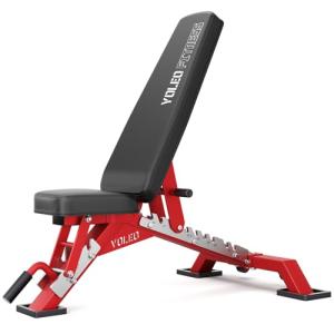 YOLEO Banco de Pesas Ajustable - Banco de musculación plega…
