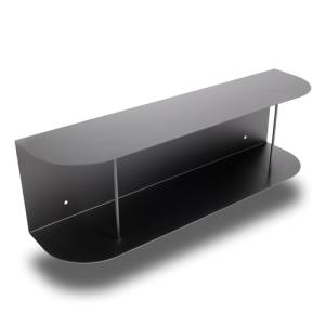 Natural Goods Berlin Lean Estantería de pared negra 80 x 20…