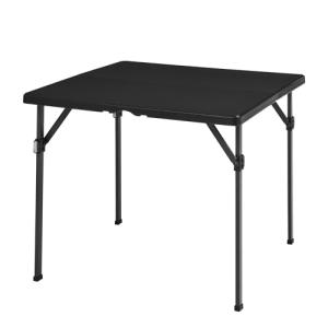 Amazon Basics Mesa de comedor plegable cuadrada con asa de…