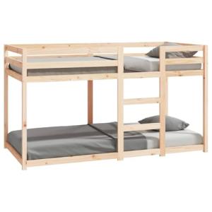 vidaXL Cama litera sin colchón Madera Maciza de Pino 90x190…