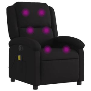 vidaXL Sillón Reclinable de Masaje, Silla con Respaldo Repo…