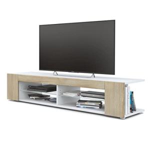 Vladon Mueble TV Movie, Cómoda TV con 4 Compartimentos Abie…