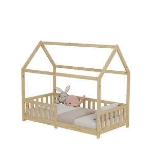 ecomi® Cama Infantil con Protección Anticaídas y Somier, Ca…