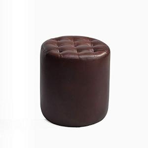 Taburete Taburete de cuero artificial, taburete de sofá de…