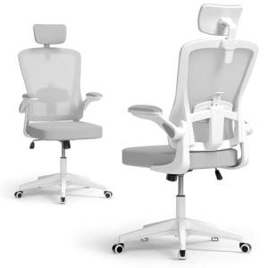 BLINNGO Silla de oficina ergonómica con soporte lumbar ajus…
