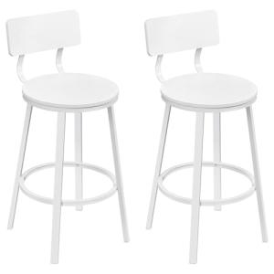 WOLTU Taburetes Bar, Set de 2 Taburetes Altos Cocina, con R…