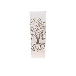 Paraguero arbol de la Vida Blanco Metal 15.5x15.5x49 cm con…