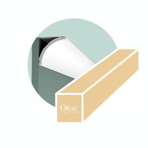 Paquete de 4 metros Cornisa simple hueca, inspirada en los…