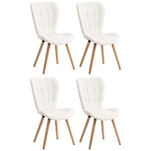CLP Set De 4 Sillas Elda De Comedor En Polipiel I Butacas M…
