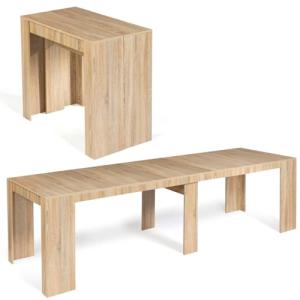 IDMarket - Mesa consola extensible Orlando para 14 personas…