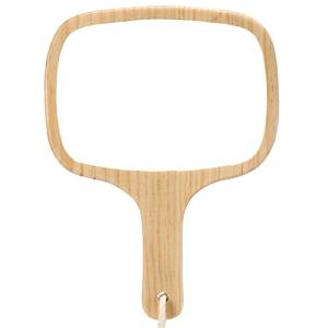 Mirrorlwban Espejo de mano grande y cómodo - Espejo de mano…