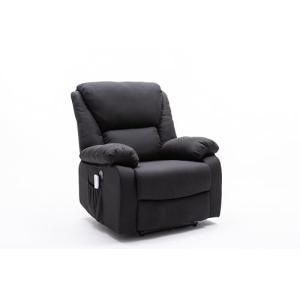 DUPI Sillón Relax Eléctrico Masaje Chicago Negro, Sillón Ma…