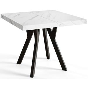 Mesa de comedor cuadrada RICO, mesa extensible, tamaño: 120…