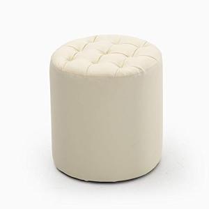 Taburete Taburete de cuero artificial, taburete de sofá de…