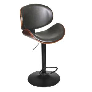 HOME DECO FACTORY Trona Retro de Madera, Hierro, Negro, 52,…