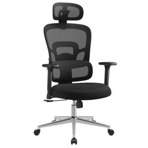 SONGMICS Silla de Oficina Ergonómica, Silla de Escritorio c…