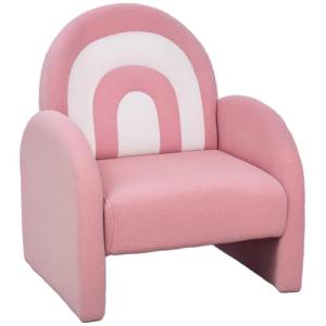 AIYAPLAY Sillón Infantil con Respaldo en Forma de Arcoíris…