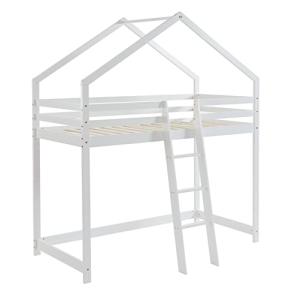 BAÏTA Cama Mezzanine Tiny, Blanco, 90 x 190 cm