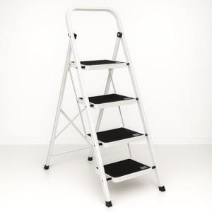 Escalera Plegable de 4 peldaños con Estructura de Acero | T…