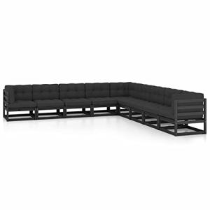 MOONAIRY Juego de Muebles de jardín 9 pzas, Muebles Jardin…