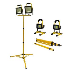 Pack - 2 Focos LED Exterior Portátiles Recargable con Trípo…