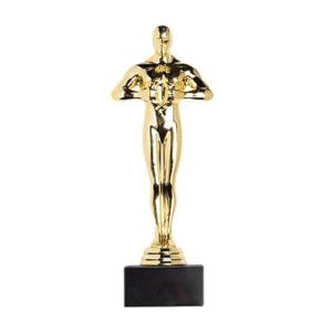 PROMO SHOP - Trofeo Dorado con Base de Mármol, Estatua Colo…
