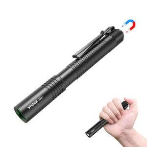 VTIGER T2A Linterna EDC Compacta 1500 Lúmenes – LED Recarga…
